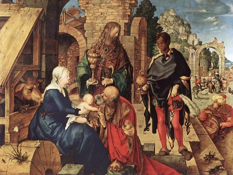1471-Albrecht Dürer - Adorazione dei Magi - Galleria degli Uffizi, Firenze